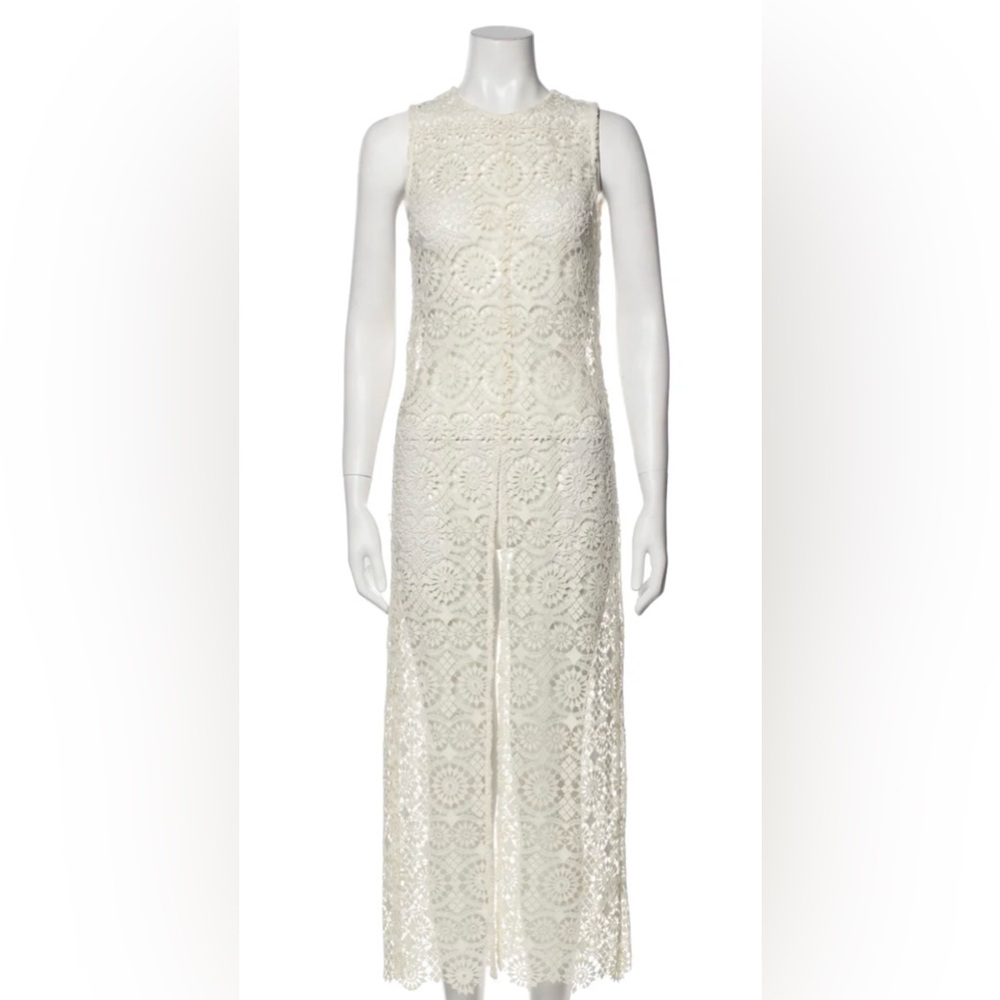 Alice & Olivia Crew Neck Long Dress